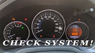 Honda HRV 2019  Vezel RU5 CTBA Warning System Check FIXED [upl. by Bury]