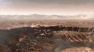 Mars Water Enters Jezero Crater Billions of Years Ago Artist’s Concept [upl. by Niuqram]