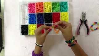 How to Make Rubber Band Bracelets [upl. by Kcirret418]