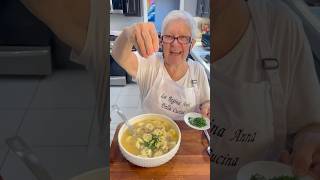 Tortellini amp chicken broth soup chicken chickenbroth pasta italy cooking food italianfood [upl. by Anyar]