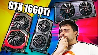 GTX 1660Ti VS RX VEGA 56 VS GTX 1070 ¿Que tarjeta gráfica es mejor [upl. by Leavy]