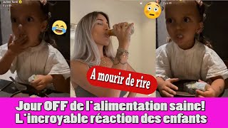 INCROYABLE RÉACTION DE ANGELINA ET TIAGO AU RESTO POUR LE JOUR OFF POUR LALIMENTATION SAINE [upl. by Sophia732]