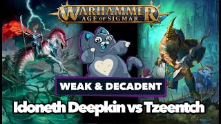 Idoneth Deepkin vs Disciples of Tzeentch  Age of Sigmar Battle Report [upl. by Annairdna]