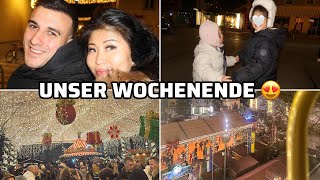 UNSER WOCHENENDE 🧑‍🧑‍🧒‍🧒  CHRISTKINDLMARKT 😍  VLOG [upl. by Vanthe]