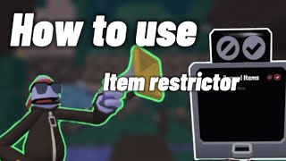 How to use the new item restrictor Yeeps hide and seek [upl. by Solraced]