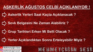 Askerlik Şubat Celbi 2023 Ne Zaman Açıklanacak   Mehmetçiğin Sesi [upl. by Etteve]