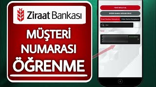 ZİRAAT MOBİL MÜŞTERİ NUMARASI ÖĞRENME [upl. by Latrena]