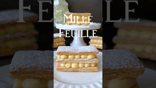 MilleFeuille Recipe 🤍 [upl. by Gannie902]