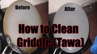 How to clean a Griddle [upl. by Stanislaw125]