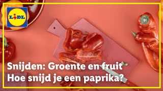 Hoe snij je een paprika 🫑 [upl. by Osy]