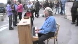 Roland Godard Parisian Street Pianist [upl. by Atinel]