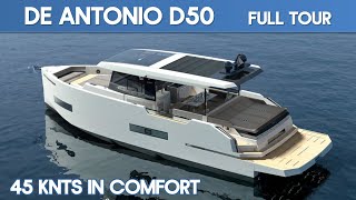 De Antonio D50 Coupe Full Walkthrough  The Marine Channel [upl. by Akimaj]