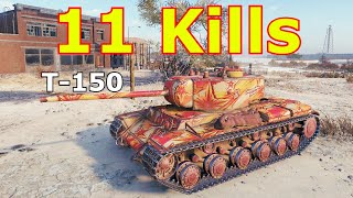 World of Tanks Т150  11 Kills [upl. by Abram]