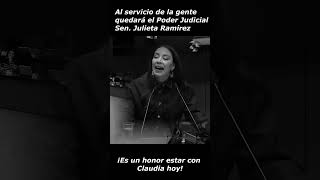 Al servicio de la gente quedará el Poder Judicial Sen Julieta Ramírez [upl. by Ettenahc739]