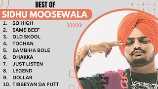 SIDHU MOOSE WALA TOP 10 SONG [upl. by Cobby]