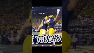 Donovan Edward Colston Loveland footballshorts football catch rivalry michigan edit how [upl. by Eniluap]