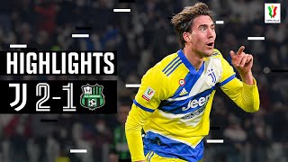 Juventus 21 Sassuolo  Dusan Seals SemiFinal Spot At The Death  Coppa Italia Highlights [upl. by Dyun151]