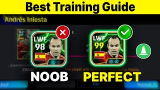 Garcias Andres Iniesta Booster Objectives With Max Level up Rating Training  eFootball 2025 Mobile [upl. by Cailly]