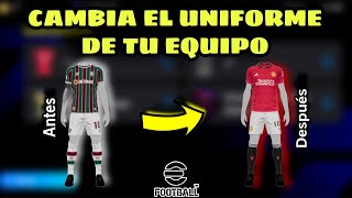 🔥CÓMO CAMBIAR DE UNIFORME EN EFOOTBALL 2024  IDX [upl. by Glynas]