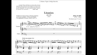 Alain Jehan 1937 Litanies pour orgue JA 119 — MarieClaire Alain [upl. by Knute132]