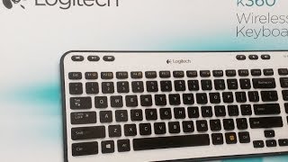 Unboxing Logitech k360 Wireless Keyboard [upl. by Jenine4]