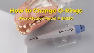 Replacing Orings on PiezoScaler Handpiece  54250 [upl. by Sirois]