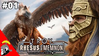 UM REI BÁRBARO  Total War Saga Troy Mythos  Rhesus  Gameplay PTBR 01 [upl. by Shaylah]