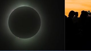 Watch the total solar eclipse plunge New England into darkness [upl. by Annol]