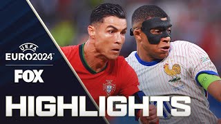 Portugal vs France Highlights  UEFA Euro 2024  Quarterfinals [upl. by Lienhard]