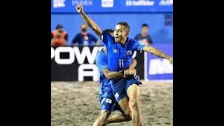 El Salvador Beach Soccer Cup Masculino El Salvador 4 vs Alemania 1 Full Game Costa del Sol 140422 [upl. by Ahsertal543]