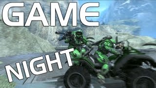 Game Night Halo Reach Mario Kart Battle  Rooster Teeth [upl. by Nikolas]