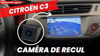 installation caméra de recul sur Citroen C3 [upl. by Samuela344]