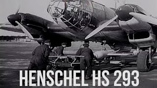 Henschel Hs 293 Missile Stock Footage  The Film Gate [upl. by Ynavoeg59]