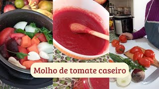 MOLHO DE TOMATE CASEIRO NA PANELA DE PRESSÃO ELÉTRICA [upl. by Lontson791]