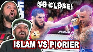 Islam Makhachev SUBS Dustin Poirier FULL FIGHT REACTION [upl. by Juan]