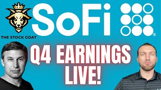 SOFI STOCK LIVE Q4 Earnings Call and Analysis  STOCK GOAT [upl. by Nylassej]