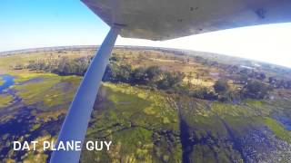 Incredible Takeoff from the Okavango Delta GA87 Moremi Air A2LEB [upl. by Goldstein]