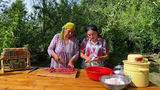 The Most Unusual Village Lamb Sausage Recipe How people from village prepare extraordinary Khasib [upl. by Cochrane117]