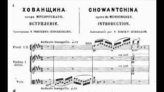 Modest Mussorgsky  Khovanshchina Overture completed by Nikolai RimskyKorsakov [upl. by Enairb189]