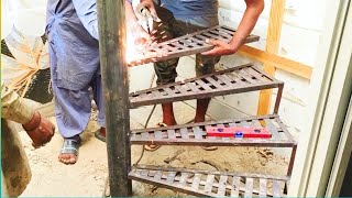 metal stairs how to installing stairs how to install stair treads making metal stairs stairs [upl. by Iarahs604]