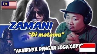 😍👏 Zamani  Dimatamu  Konsert Gegar Vaganza 5  REACTION By Endhy TK [upl. by Nosnah]