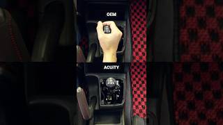 OEM Shifter vs ACUiTY Short Shifter 8thgencivic [upl. by Wendy]