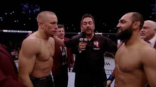 Georges St Pierre VS Johnny Hendricks FULL FIGHT [upl. by Anel]