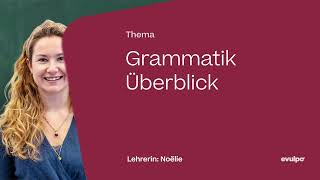 Überblick über die Themen der deutschen Grammatik [upl. by Seem]