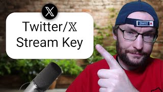 How To Find Your TwitterX Stream Key [upl. by Lekcar]