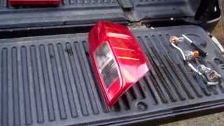 How to change the rear lights on a Nissan Navara D40 from LHD to RHD [upl. by Melisse106]