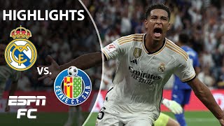 Real Madrid vs Getafe  La Liga Highlights  ESPN FC [upl. by Libbie]