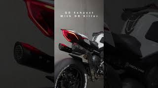 Ducati Streetfighter V4S QD Exhaust comparison [upl. by Nnairrehs]