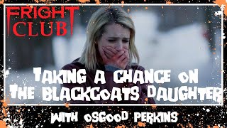 Osgood Perkins on his Debut Horror Feature Film The Blackcoats Daughter horrorfilm [upl. by Kcaj]