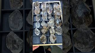 Crystal 赫爾基蒙閃靈鑽 水膽閃靈鑽包裹彩虹 疊生閃靈鑽 Herkimer Diamond 閃靈 水晶擺件 原礦擺件 原礦標本 能量水晶 [upl. by Aba]